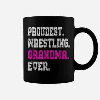 Custom Wrestling Grandma Tshirt, Best Grandma Ever Gift Coffee Mug - Seseable