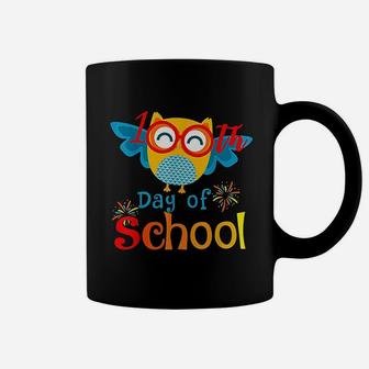 Cute 100th Day Of School Owl Lover 100 Days Teacher Coffee Mug - Seseable