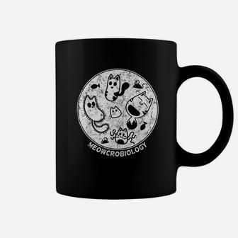 Cute Cat Bacteria Microbiology Science Lab Coffee Mug - Seseable