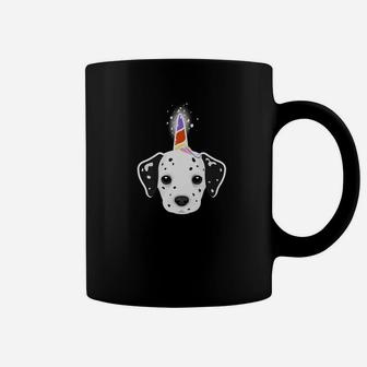 Cute Dalmatian Unicorn Funny Premium For Dog Lovers Coffee Mug - Seseable