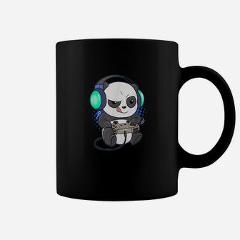 Cute Gaming Panda Video Game Computer Player Videogame Pc Coffee Mug - Seseable