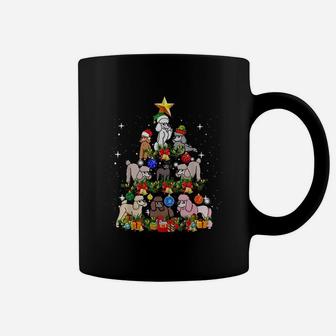 Cute Poodle Dog Christmas Tree Coffee Mug - Seseable