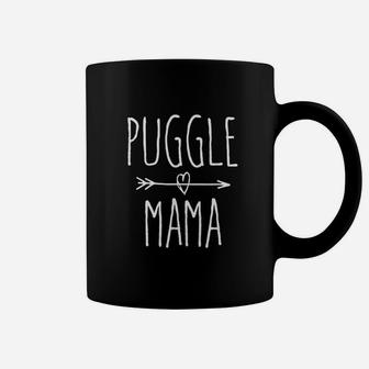 Cute Puggle Mom Gift Puggle Mama Coffee Mug - Seseable