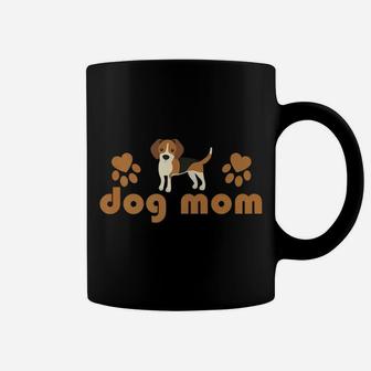 Cute Retro Funny Dog Mom Beagle Mom Coffee Mug - Seseable
