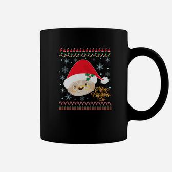 Cute Ugly Christmas Merry Christmas Santa Sloth Tee Coffee Mug - Seseable