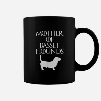Cute Unique Mother Of Basset Hounds Coffee Mug - Seseable
