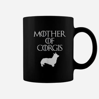 Cute Unique White Mother Of Corgis Coffee Mug - Seseable