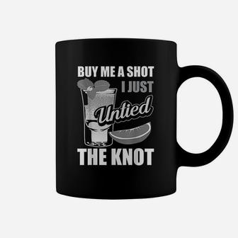 Cute Untied Knot Breakup Funny Divorce Gift Coffee Mug - Seseable