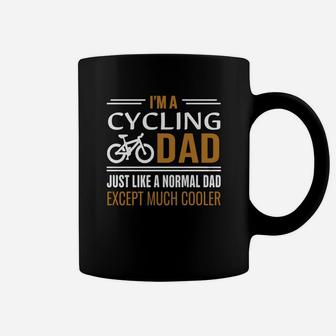 Cycling Dad Much Cooler Coffee Mug - Seseable