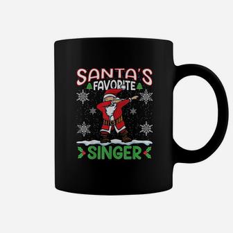 Dab Santas Favorite Singer Christmas Santa Dabbing Coffee Mug - Seseable