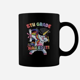 Dabbing 5th Grade Unicorn Graduation Class Of 2020 Nailed It Coffee Mug - Seseable