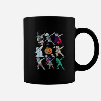 Dabbing Halloween Skeleton Monsters Boys Girls Kids Gift Coffee Mug - Seseable