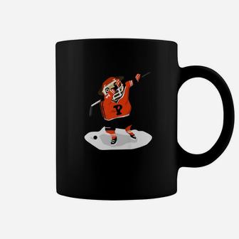 Dabbing Ice Hockey Pug Funny Sports Lover Graphic Coffee Mug - Seseable