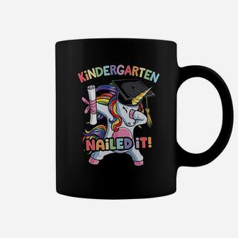 Dabbing Kindergarten Unicorn Graduation Class 2021 Coffee Mug - Seseable