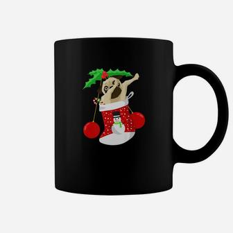Dabbing Pug Christmas Stocking Funny Christmas Dogs Coffee Mug - Seseable
