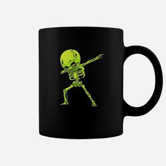 Dabbing Skeleton Kids Halloween Zombie Dab Coffee Mug - Seseable