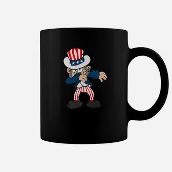 Dabbing Uncle Sam Patriotic 4th Of July Veterans Flag Day Premium Coffee Mug - Seseable