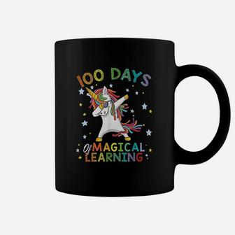 Dabbing Unicorn 100 Days Of Magical Learning 100th School Coffee Mug - Seseable