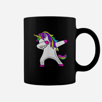 Dabbing Unicorn | 80s 90s Costume Party Wear Outfit Coffee Mug - Seseable