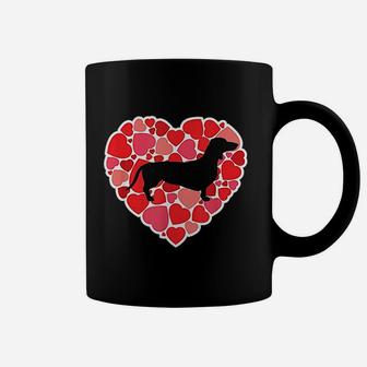 Dachshund For Dog Lovers Valentine Day Dachshund Coffee Mug - Seseable