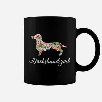 Dachshund Girl Funny Dachshund Dog Lovers Coffee Mug - Seseable