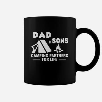 Dad And Son Camping Partner Coffee Mug - Seseable