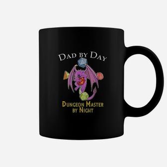 Dad By Day Tabletop Gift Fathers Day Dice Rpg Coffee Mug - Seseable