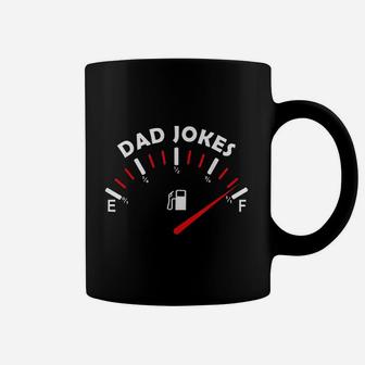 Dad Jokes Tank Is Full Bad Father Husband Hilarious Jokes Coffee Mug - Seseable