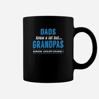 Dad Know A Lot But Grandpas Know Everything Coffee Mug - Seseable