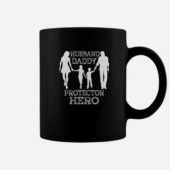Dad Life Husband Daddy Protector Hero S Men Gifts Coffee Mug - Seseable