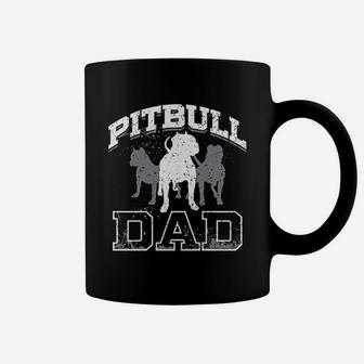 Dad Pitbull Lover Dog Owner Father Day Gift Coffee Mug - Seseable