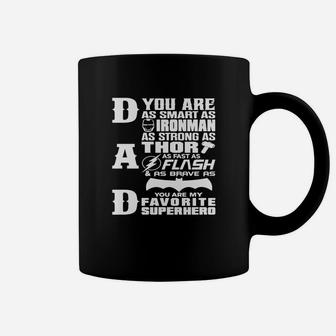 Dad - Superhero - Dad Gifts For Fathers Day Coffee Mug - Seseable