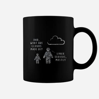 Dad What Are Clouds Made Of Fun Programmer Coffee Mug - Seseable