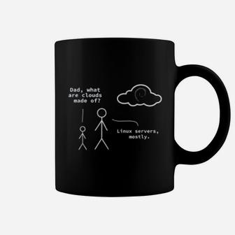 Dad What Are Clouds Made Of Funny Programmer Coffee Mug - Seseable