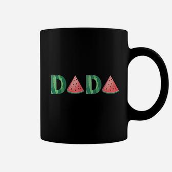 Dada Watermelon Funny Summer Fruit Gift Great Fathers Day Coffee Mug - Seseable