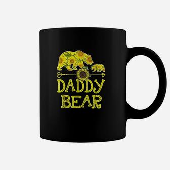Daddy Bear Sunflower Funny Mother Father Gift Coffee Mug - Seseable