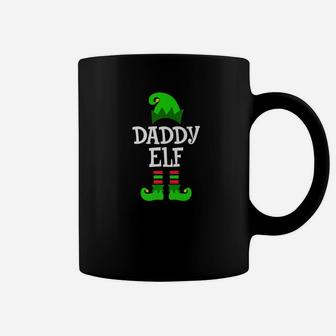 Daddy Elf Matching Family Group Christmas Coffee Mug - Seseable