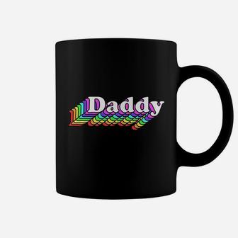 Daddy Gay Daddy Bear Retro Lgbt Rainbow Coffee Mug - Seseable
