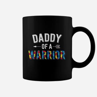 Daddy Of A Warrior Family Dad World Awareness Day Coffee Mug - Seseable