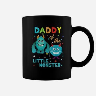 Daddy Of The Little Monster Birthday Family Monster Coffee Mug - Seseable