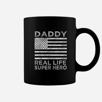 Daddy Real Life Super Hero Funny Fathers Day Gift For Dad Coffee Mug - Seseable