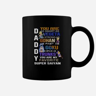 Daddy You Are My Favourite Super Saiyan Coffee Mug - Seseable
