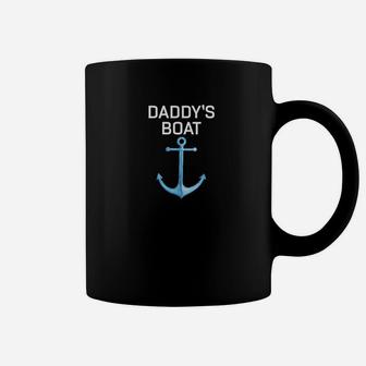 Daddys Boat Boating Sailing Gift Premium Coffee Mug - Seseable
