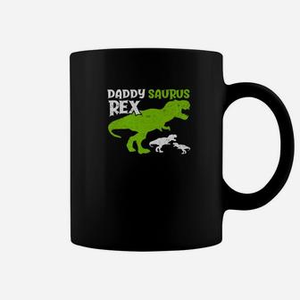 Daddysaurus Rex Daddy Dinosaur T Rex Dad Father Shirt Coffee Mug - Seseable