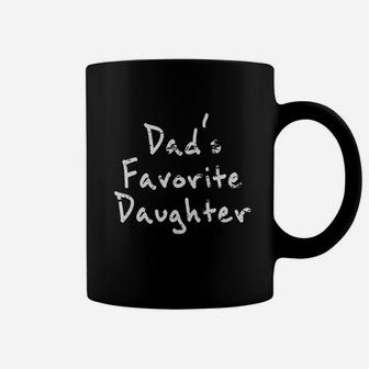 Dads Favorite Daughter, best christmas gifts for dad Coffee Mug - Seseable