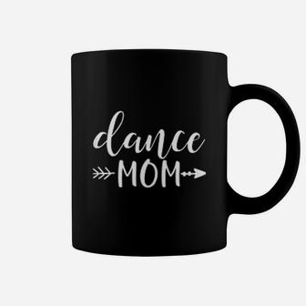 Dance Mom In White Text Dancer Gift Coffee Mug - Seseable