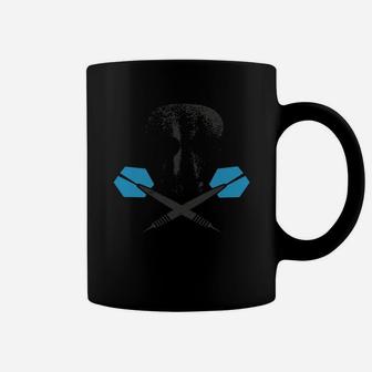 Darts Skull Coffee Mug - Seseable