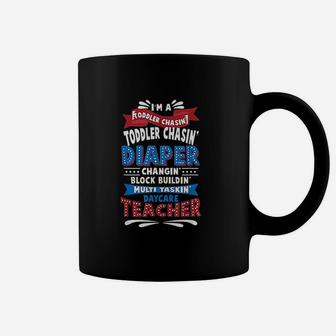 Daycare Teacher Tiny Human Tamer Diaper Changer Coffee Mug - Seseable