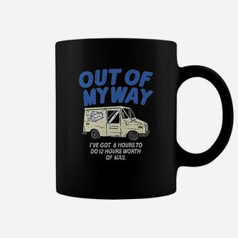 Delivery Driver Clothing Joke Gifts Delivery Truck Design Coffee Mug - Seseable