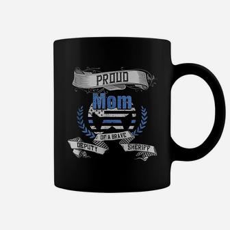 Deputy Sheriff Proud Mom Graphic Coffee Mug - Seseable